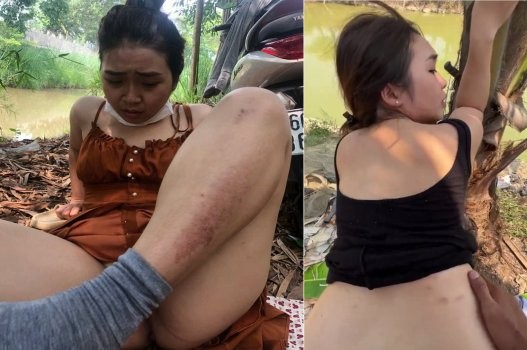 Poster of Clip sex Việt lén đụ vợ bạn bên bờ mương